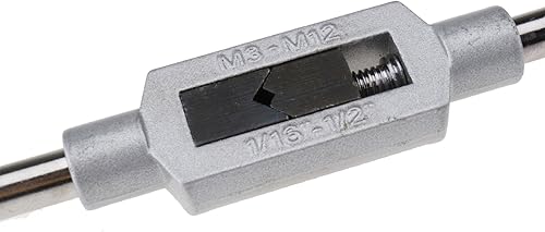 Miniatura 3 de M3-M12 Capacidad Mango Ajustable Grifo Escariador Tapping Llave Herramienta