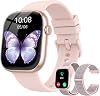 Smart Watch para Mujer, Bluetooth para Responder/Hacer Llamadas, Pantalla HD de 1.83", 2 Correas | Impermeable IP67, Monitor de Actividad, Frecuencia Cardíaca/Sueño, Esfera DIY, Modos Multi-Deporte, Podómetro, Compatible con iOS/Android 1
