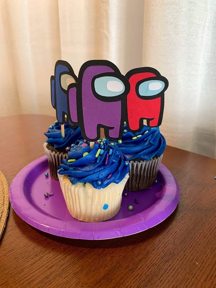 amazon-com-among-us-cupcake-topper-home-kitchen for Among Us Cupcake Toppers Free Printable Amazon.com: Among Us Cupcake Topper : Home & Kitchen for Among Us Cupcake Toppers Free Printable