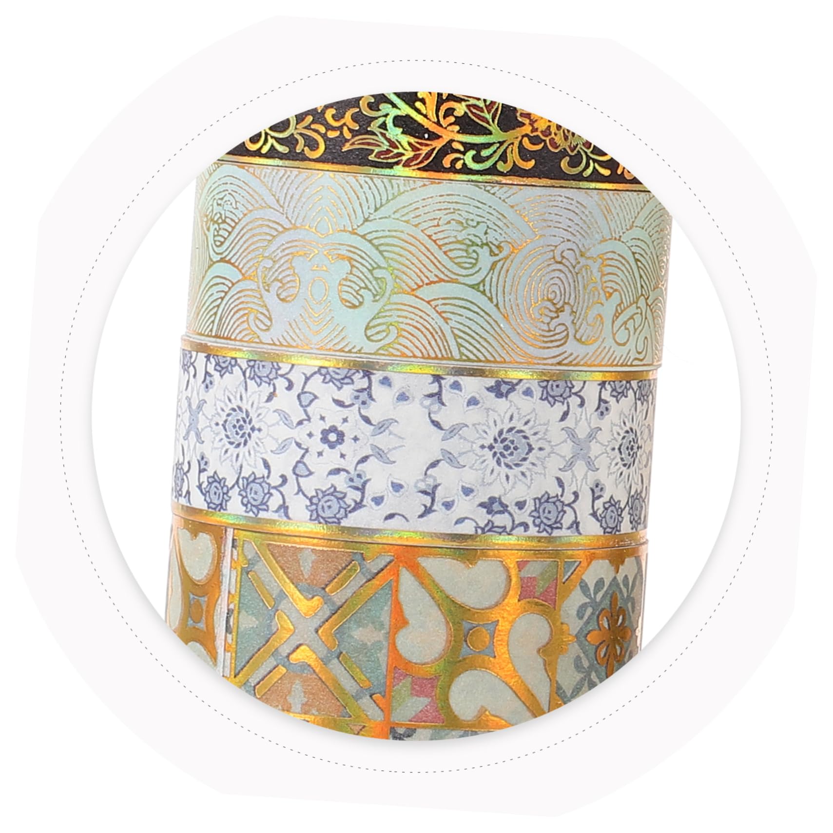 NUOBESTY 30rollen Washi Tape Dekorative Klebebänder Für Scrapbooking Journaling Und Bastelprojekte Kunsthandwerksmaterialien Verschiedenen Designs Wiederverwendbar Und Einfach Zu