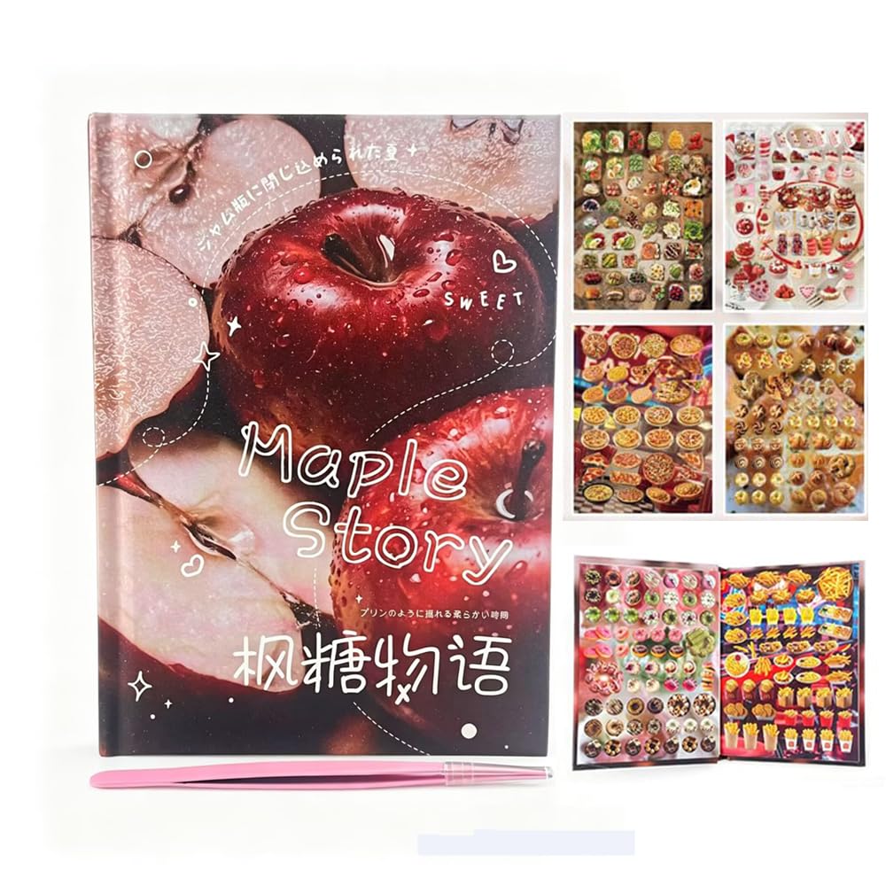 Alideco 800+ Scrapbook Stickers Dreamcore Sticker Book for Adults