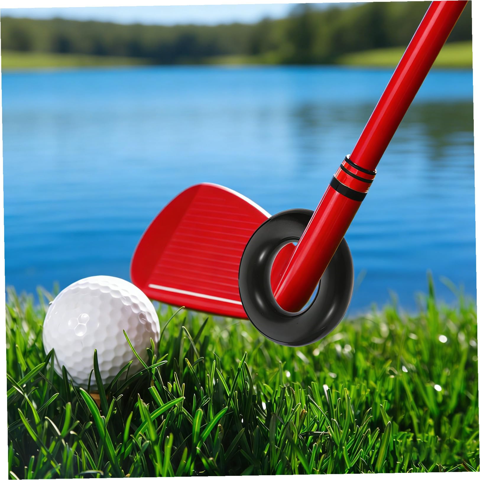 FOMIYES Anillos de Pesas para Palos de Golf 5 Piezas Negros Entrenador de Swing Peso Ajustable Ayuda Entrenamiento de Swing de Golf y Práctica de Técnica