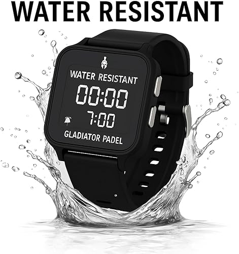 Miniatura 6 de Score Keeper Reloj para pickleball, tenis, pádel y ping pong, reloj de pulsera digital con alarma, cronómetro y reloj  Resistente al agua, ligero y