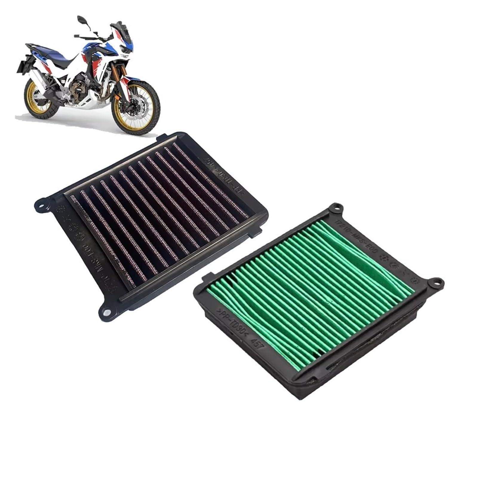 Filtro de Aire Motocicleta para CRF1100L África Twin | Para Adventure DCT 2020-2024 para filtro de aire de motor de motocicleta NT1100A(2 Pieces High Flow)