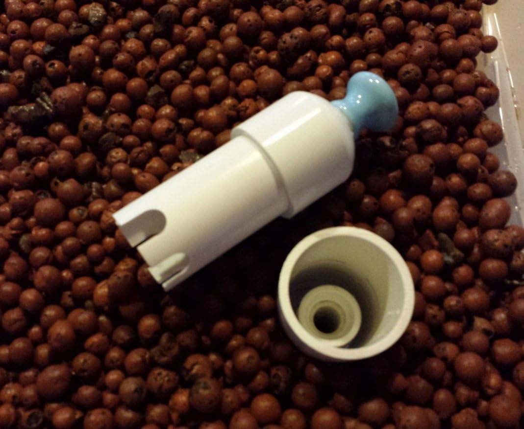 Aquaponics Auto Bell Siphon Kit 6" Media or Smaller Grow Bed Mini Garden! Great for Half 5Gal Dutch Buckets, Over 20,000 Siphons Sold