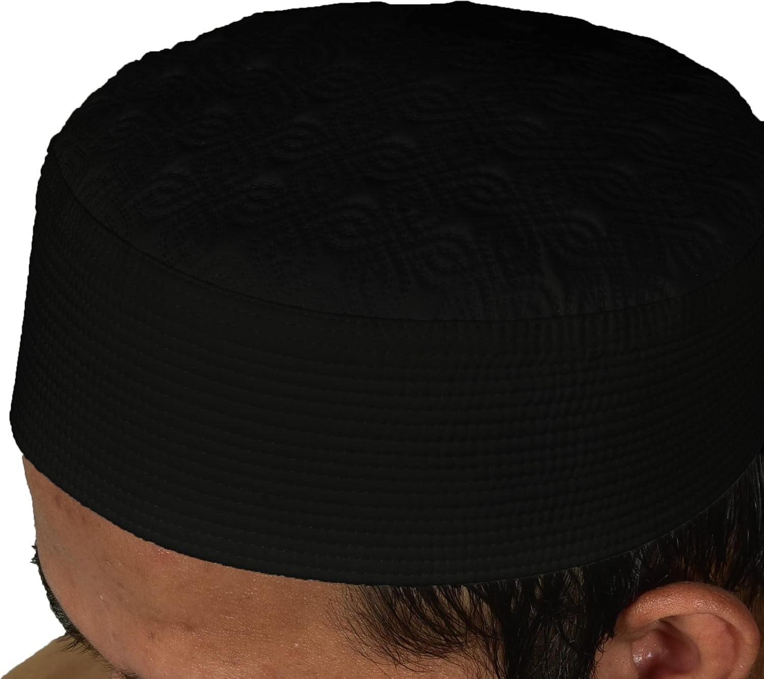 Kufi Hat for Men Soft Fabric Lightweight Prayer Hat for Men - Warm Muslim- Beanie Ramadan Topi Prayer Cap