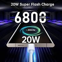 Vista 3 de Teléfono celular desbloqueado I25 Ultra 5G, teléfono inteligente Android 14 Snapdragon 8 Gen 2 Octa-Core, 4GB+128GB UnlockPhone, 6800mAh batería