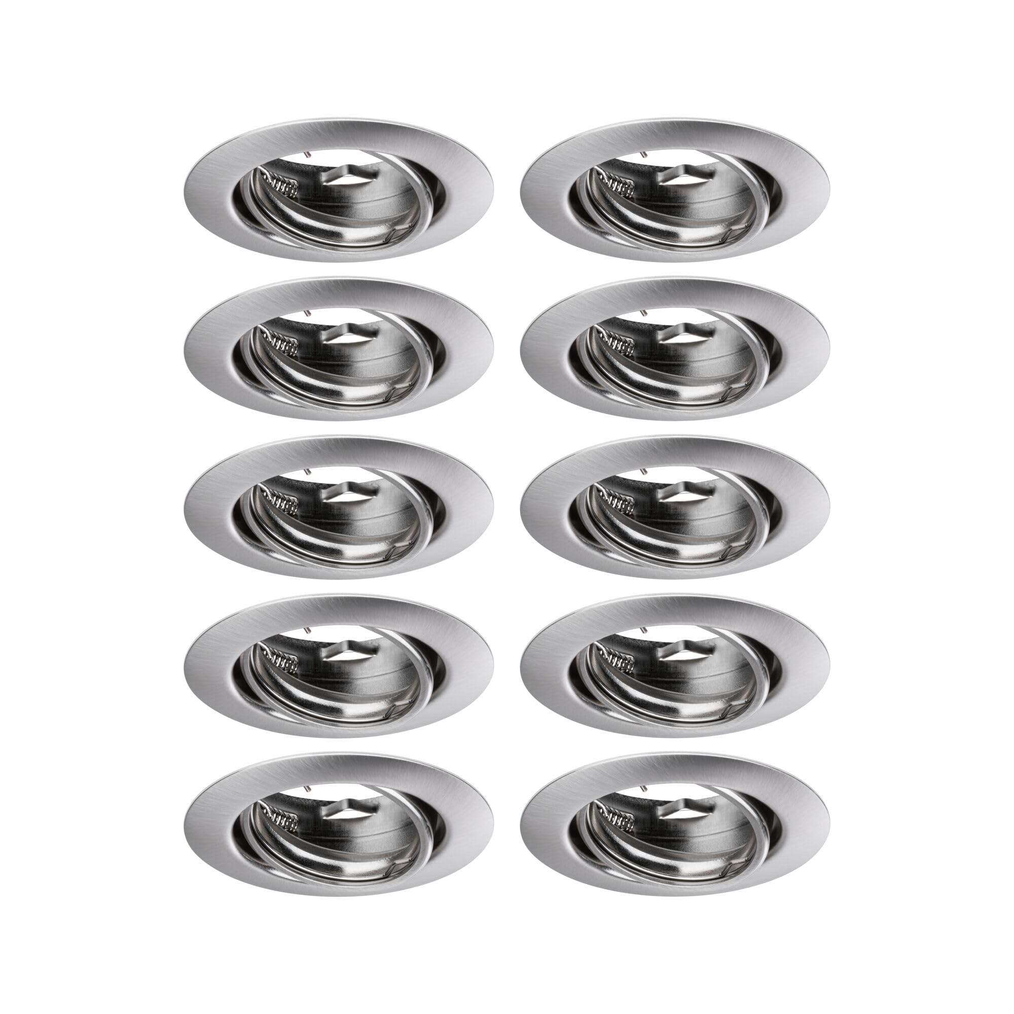 Paulmann LED Recessed Light GU10 Brushed Iron Robust Spotlights