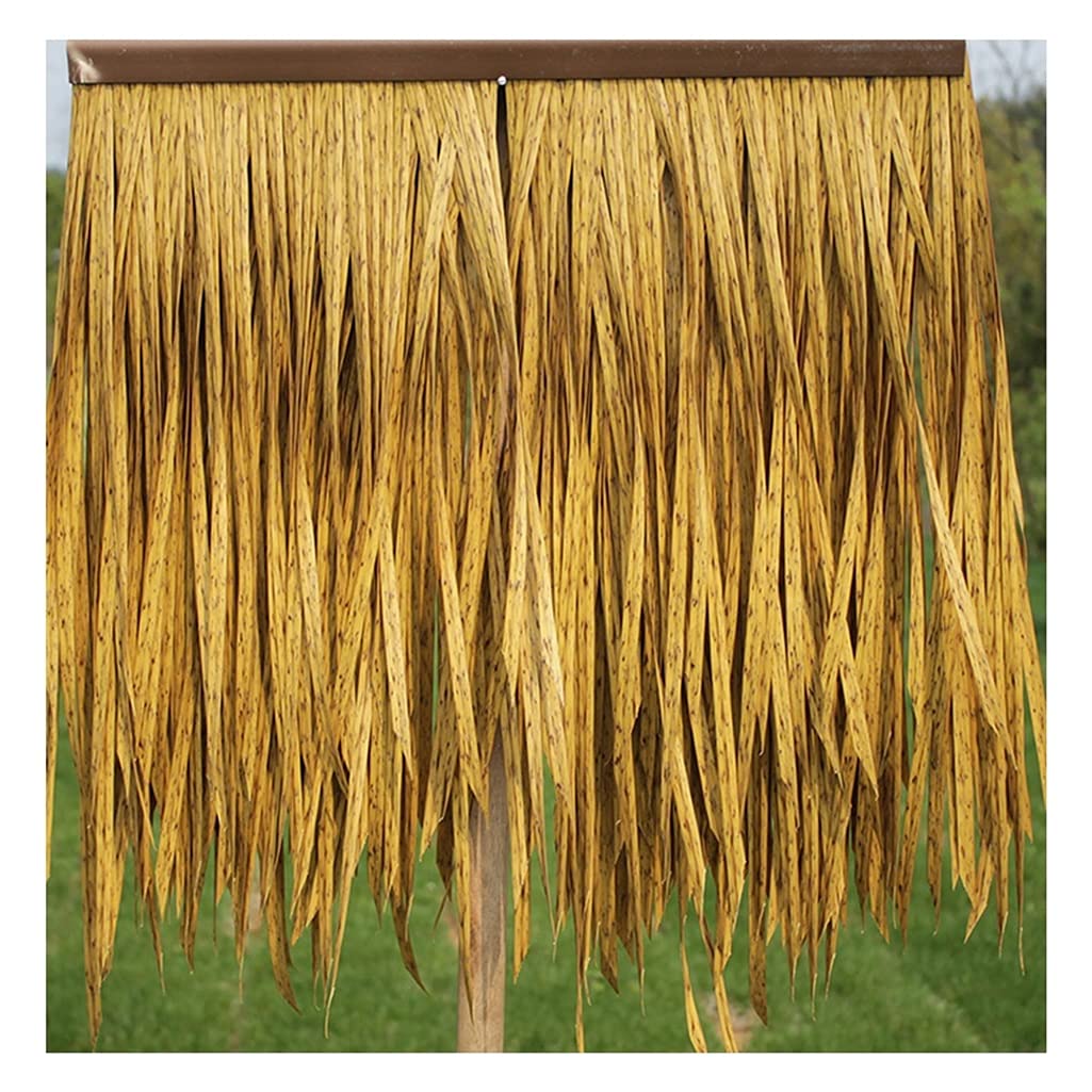 Chaume artificiel en alu Yellow b pour toit de jardin (20 pcs)