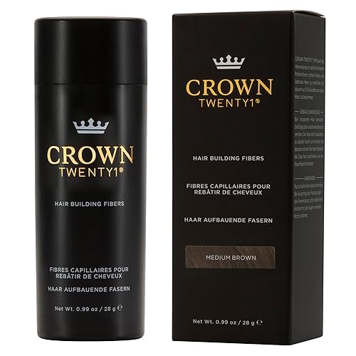 Miniatura 2 de CROWN - Multipack de fibras de construcción de cabello (2 x 0.99 oz), cubren instantáneamente el cabello fino y adelgazante para un aspecto más