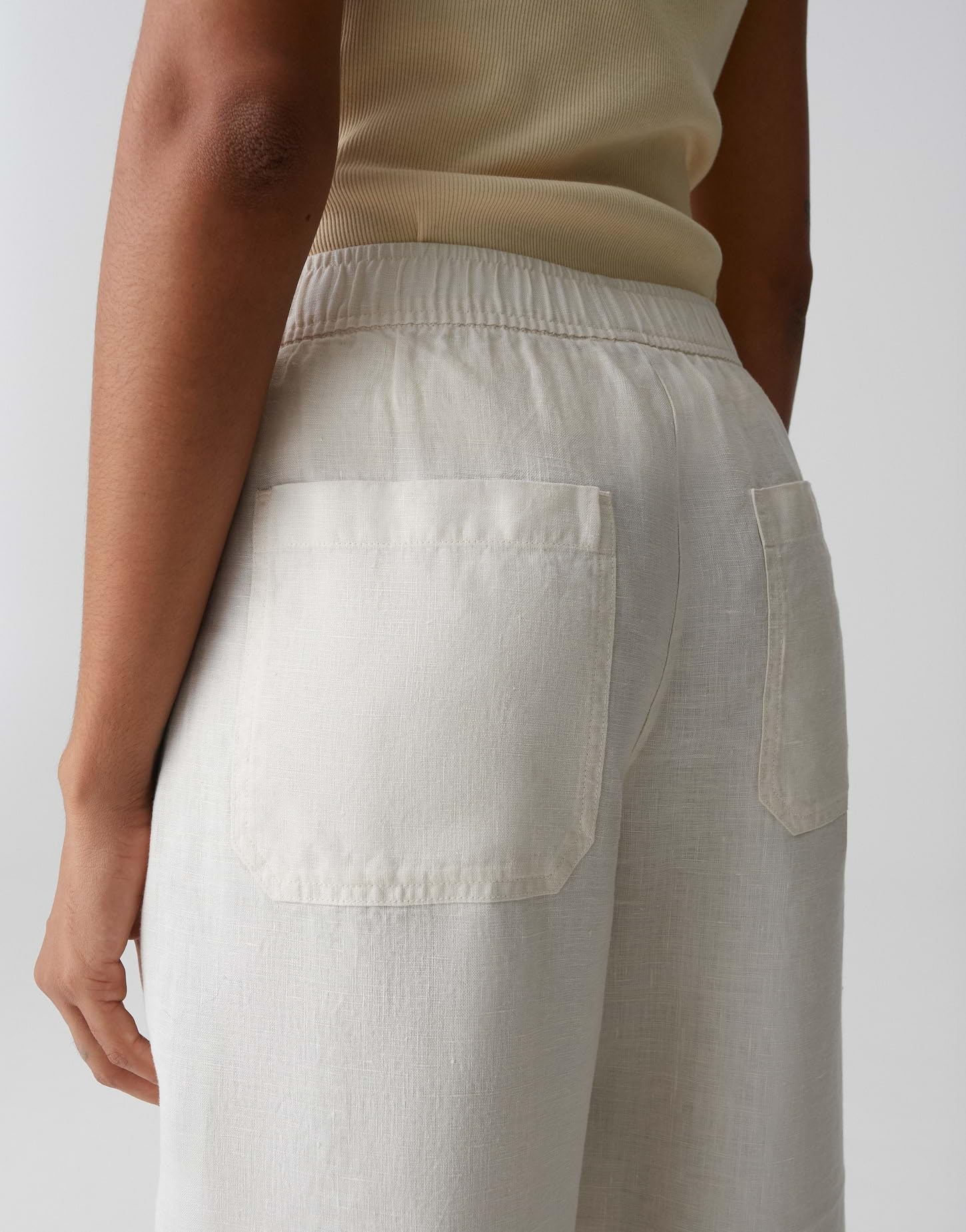 OPUS Damen City Pants | MYHA Linen Relaxed Barrel Fit aus reinem Leinen