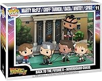Funko Pop! Moments Deluxe Back to the Future 2 Marty McFly Hoverboard Chase Vinyl Figure - 18.1" Wide Collectible Statue