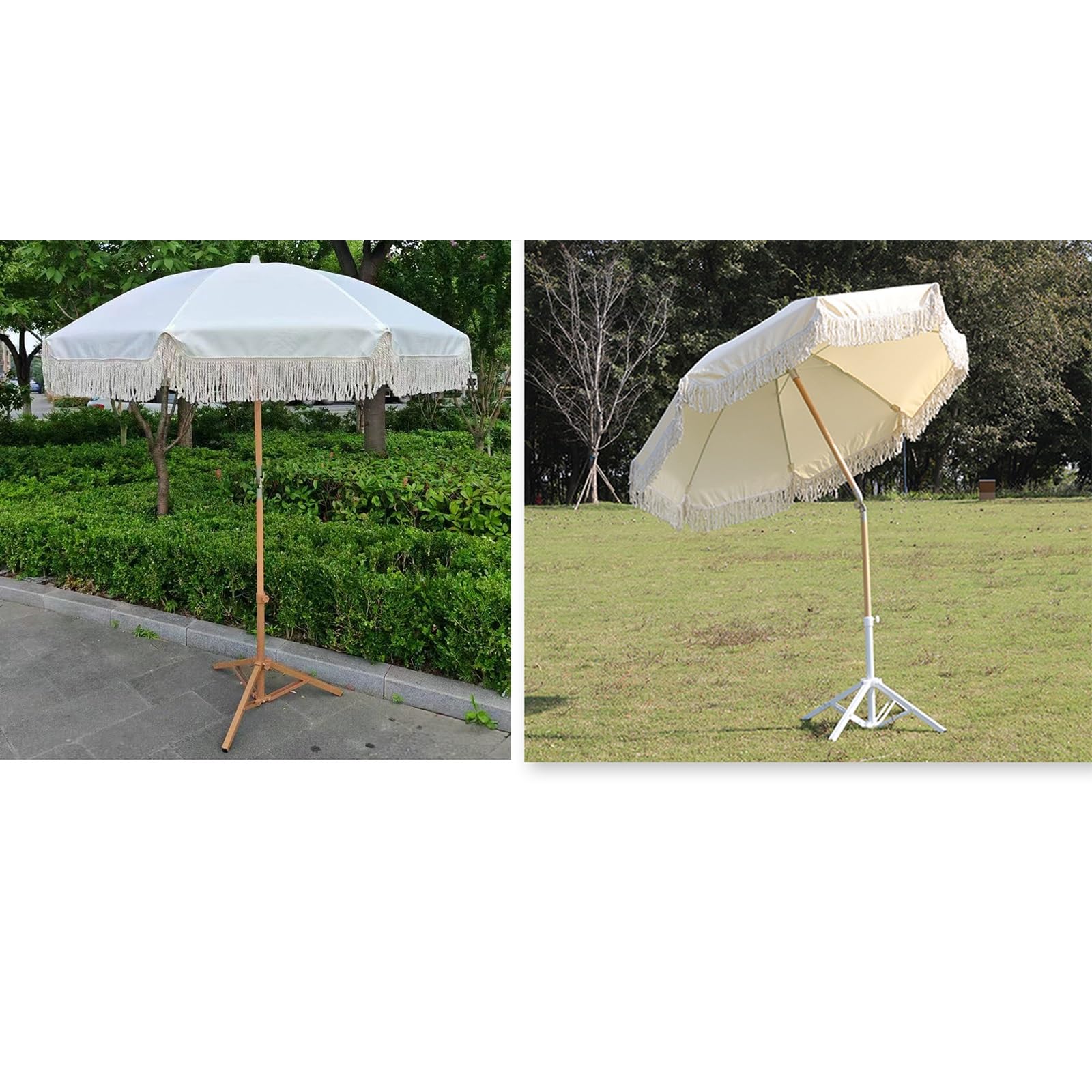 Parasol ogrodowy i tarasowy, obrotowy parasol plażowy, parasol przeciwsłoneczny do wypoczynku na świeżym powietrzu, aluminiowa rama o dużej średnicy, odporna na wiatr, z torbą do przechowywania.