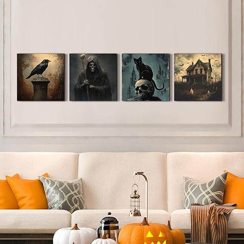 Miniatura 455 de Arte de pared de naturaleza con plantas verdes, decoración de pared de hojas botánicas tropicales, impresiones en lienzo para dormitorio, Hoja