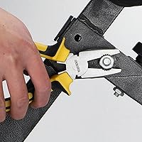 Vista 6 de Dowell - Juego de alicates de punta larga, alicates de combinación, alicates de Lineman y alicates de corte diagonal