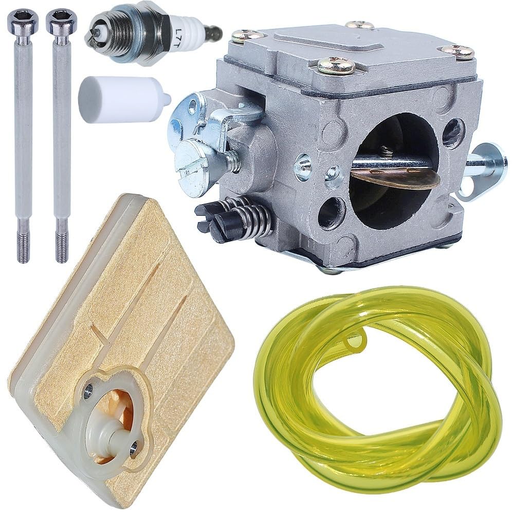 Kit de carburador con filtro de combustible compatible con motosierra 625 II 630 503280316 Motosierra Gasolina Accesorios de jardín