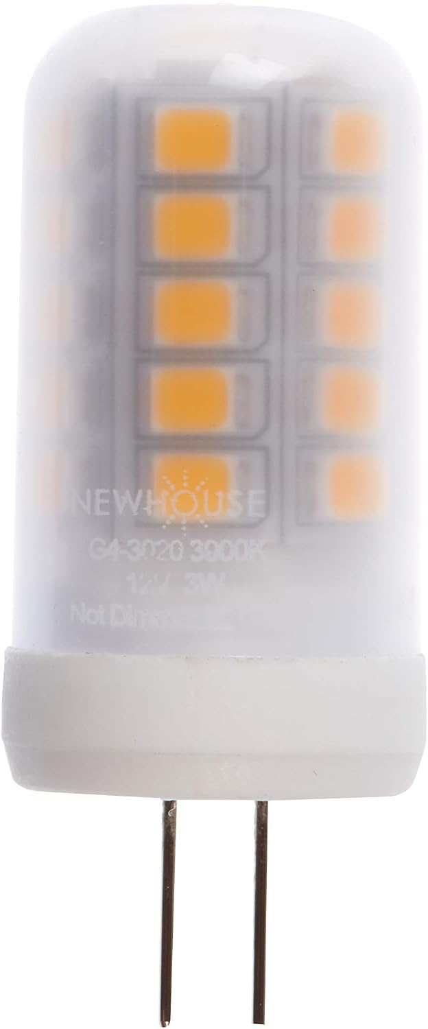 Newhouse Lighting G4 LED Bulb Halogen Replacement Lights, 3W (20W ...