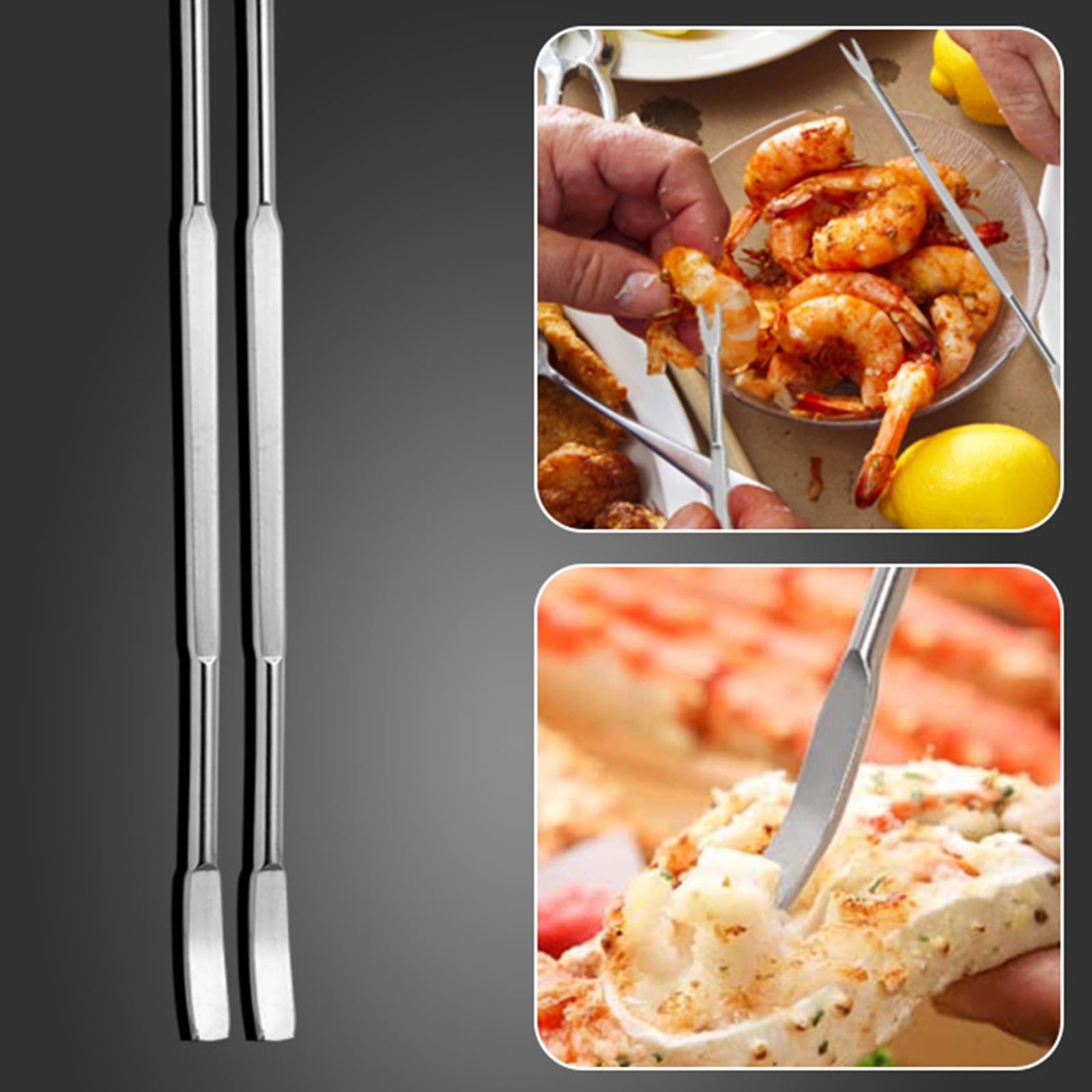 Set di 19 utensili portatili per frutti di mare, con borsa per il trasporto