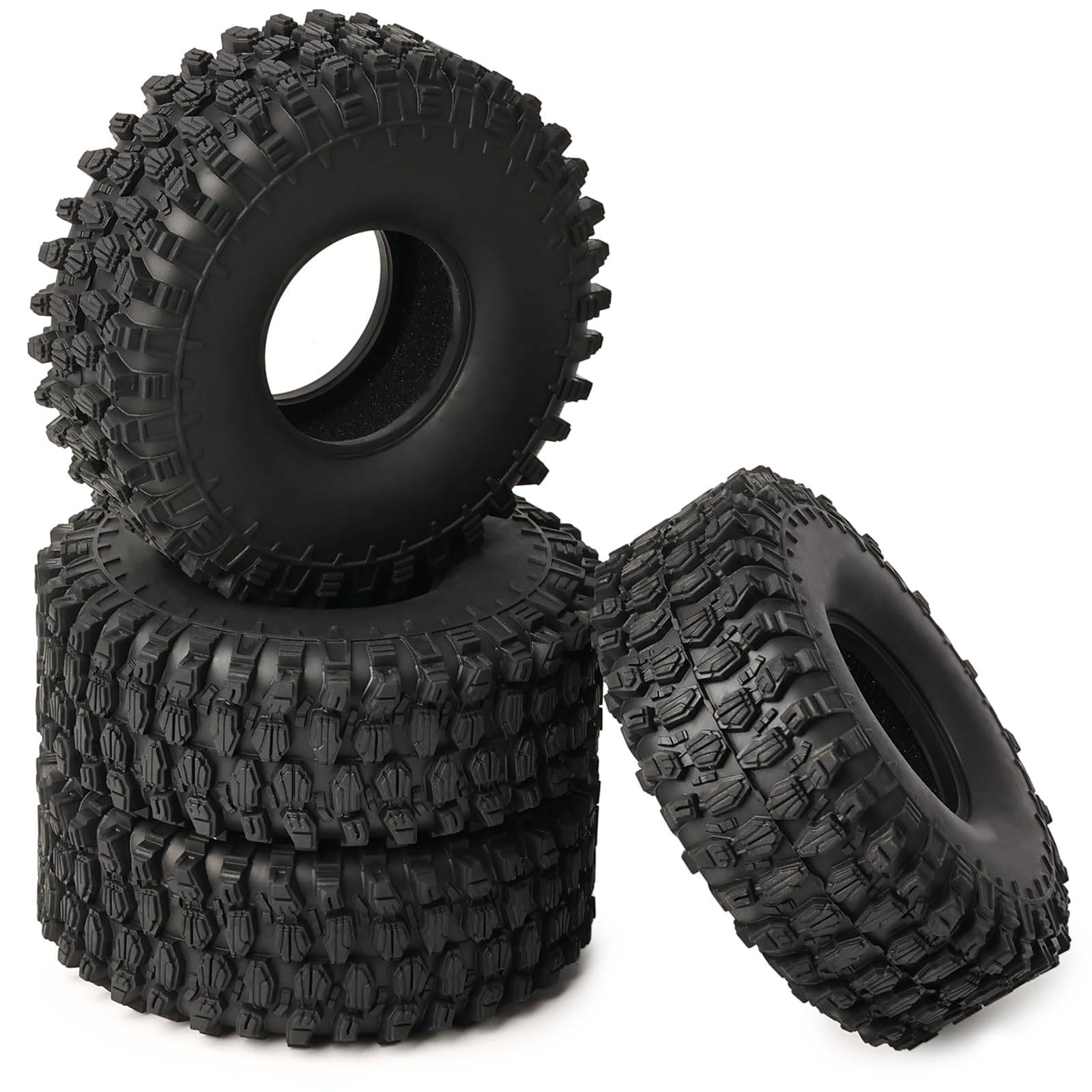 Amazon.com: ZRRC Soft 1.9 RC Crawler Tires with Foam Inserts for