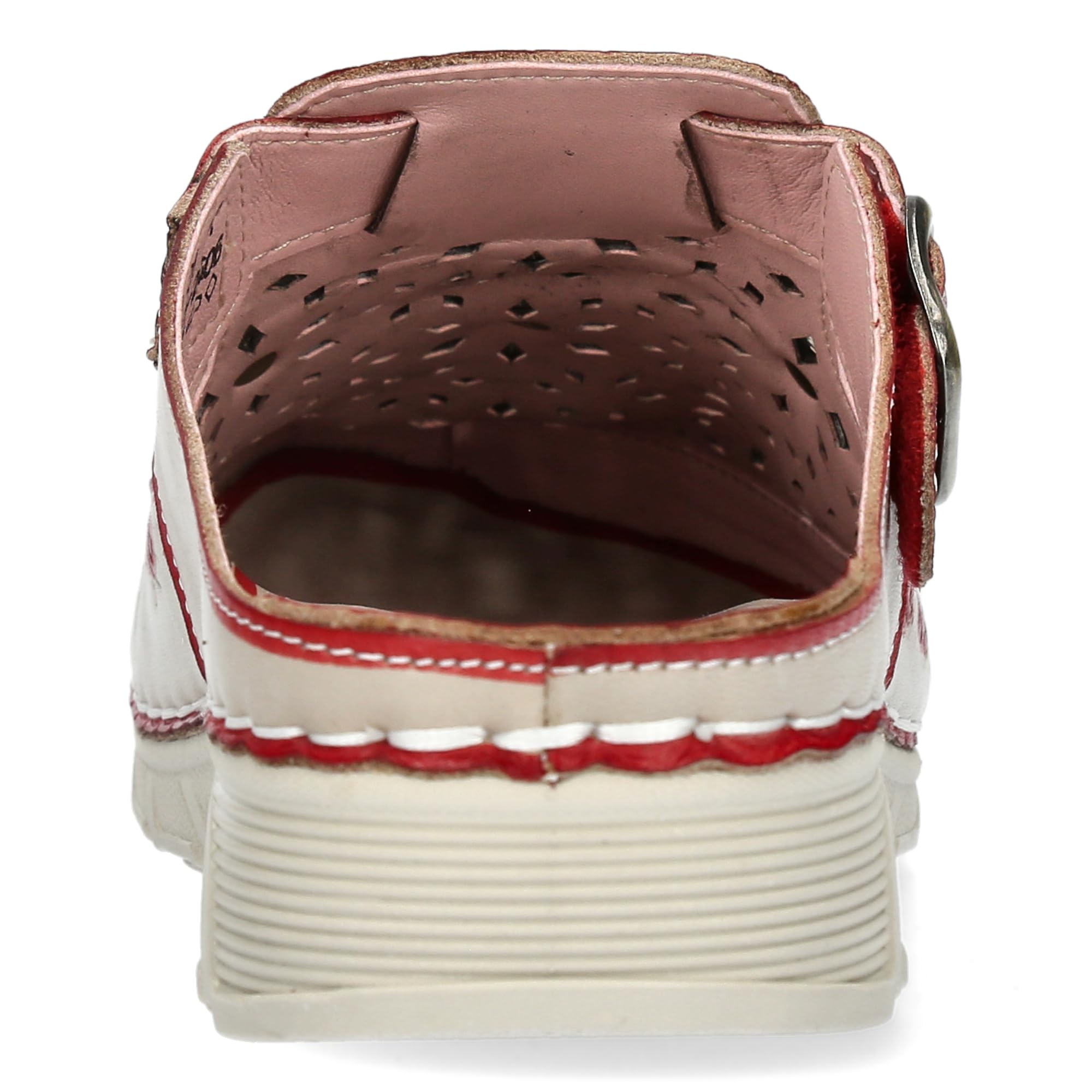 LAURA VITA Mules en Cuir pour Femmes Dorry 01