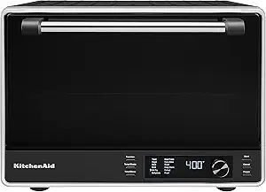 KitchenAid Dual Convection Countertop Oven with Air Fry and Temperature Probe - KCO224BM, Black Matte