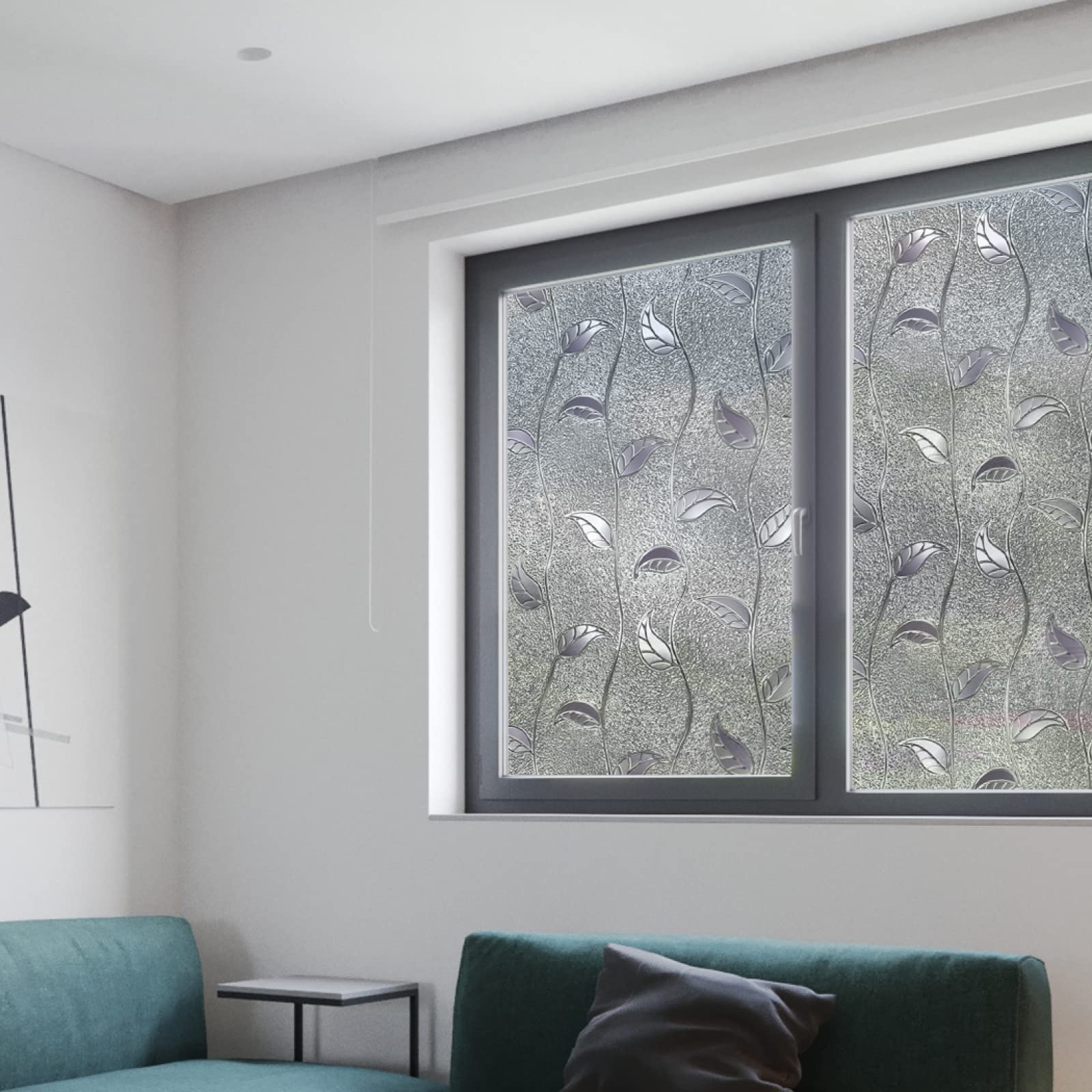 Pellicola per vetri oscurante,Pellicola privacy finestre,anti-peeping,Autoadesive,Anti-UV,Lascia ,Ideale per Ufficio Camera da Letto Sala(60cmx200cm)