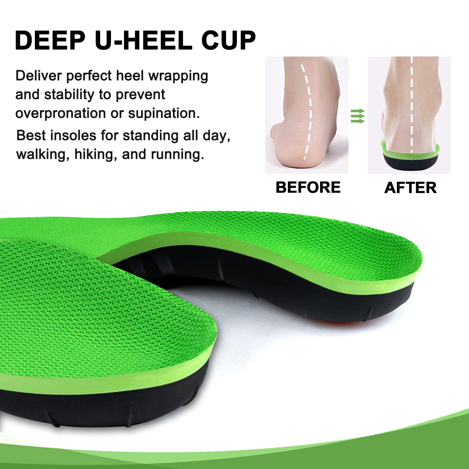 Best Insoles Running Shoe Inserts For High Arches CoSoTower Arch