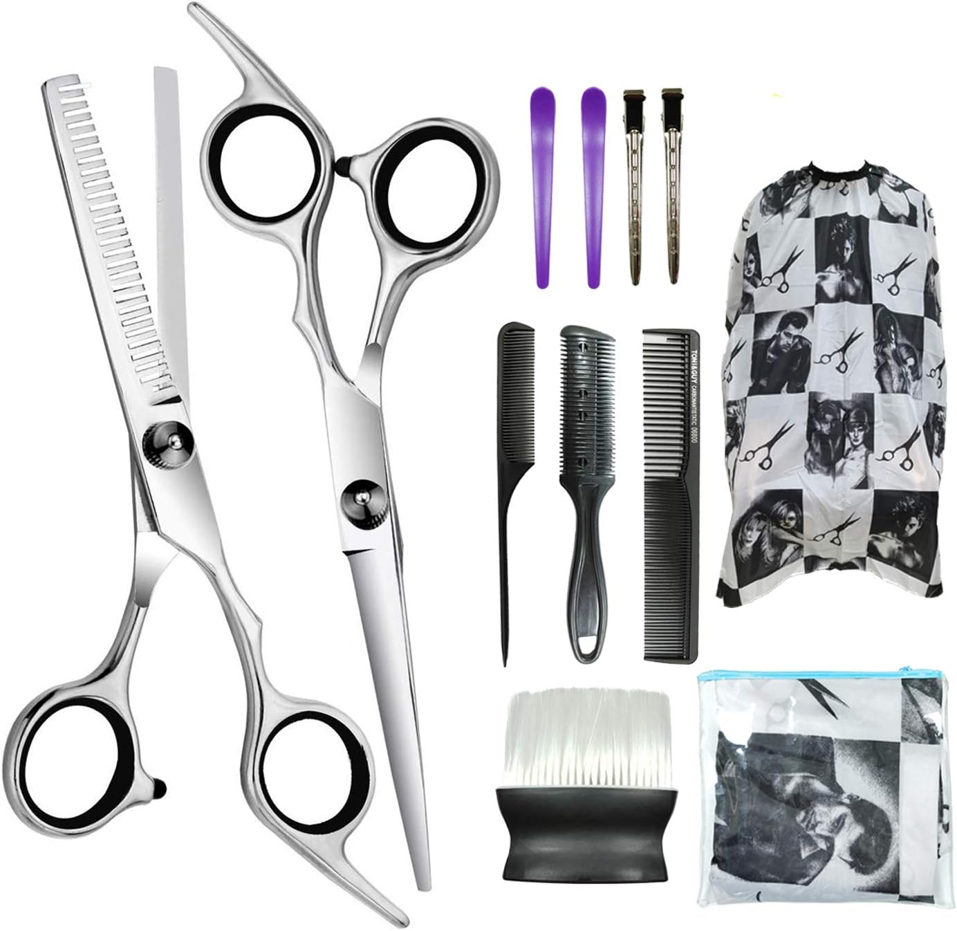 Cutting Scissors Set 12 Pcs Professional Hairdressing