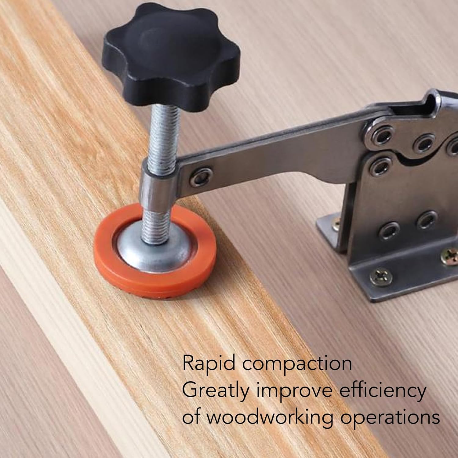 Toggle Clamp, Woodworking Vertical Stainless Steel Quick Release Large Hold Down Tool