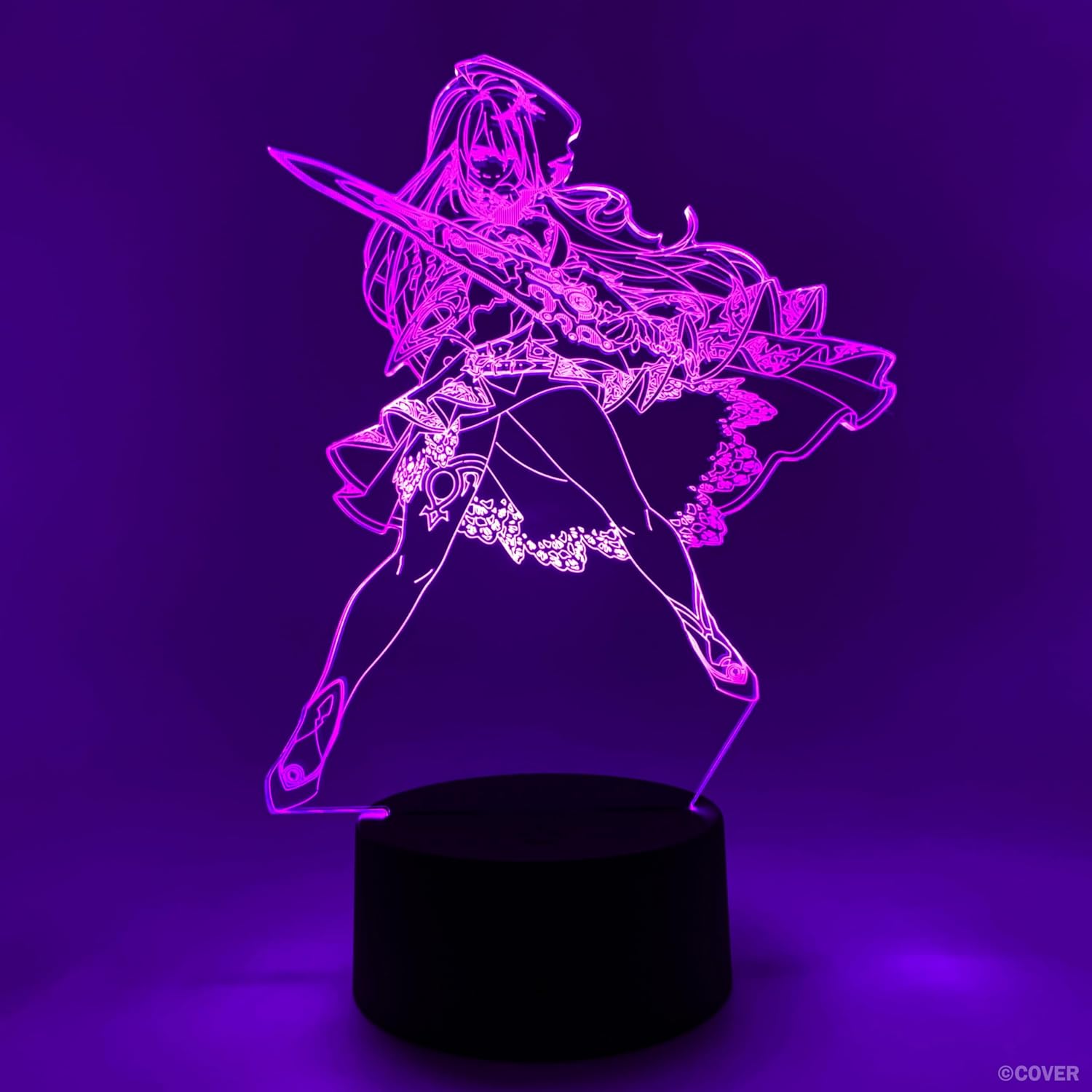 Otaku Lamps Elizabeth Rose Bloodflame Lamp