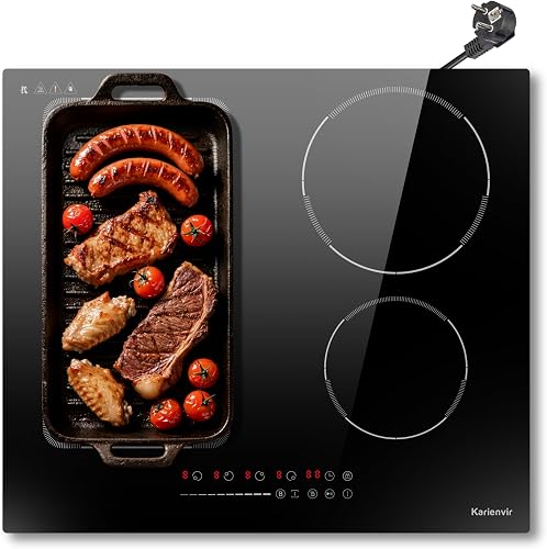 Plaque Induction 4 Feux avec Prise, Electrique Induction …