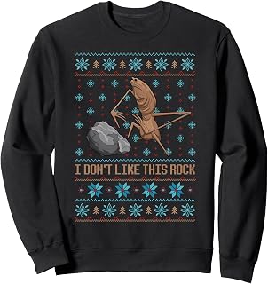 I Don't Like This Rock Marcus The Worm Ugly Sweater Xmas Sweatshirt
