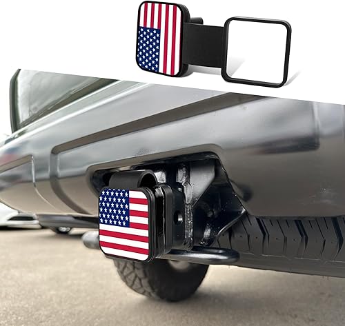 ASUBHA Cubierta de enganche de 2 pulgadas, cubierta de enganche de remolque, inserción de tubo para receptores de 2 pulgadas clase 3 4 5 para Toyota