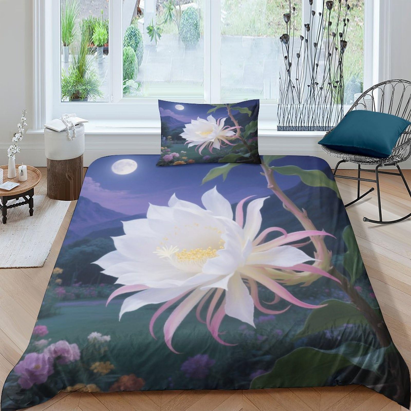 Housse de couette Épiphylle 3D pour en finir avec les couettes qui glissent du lit