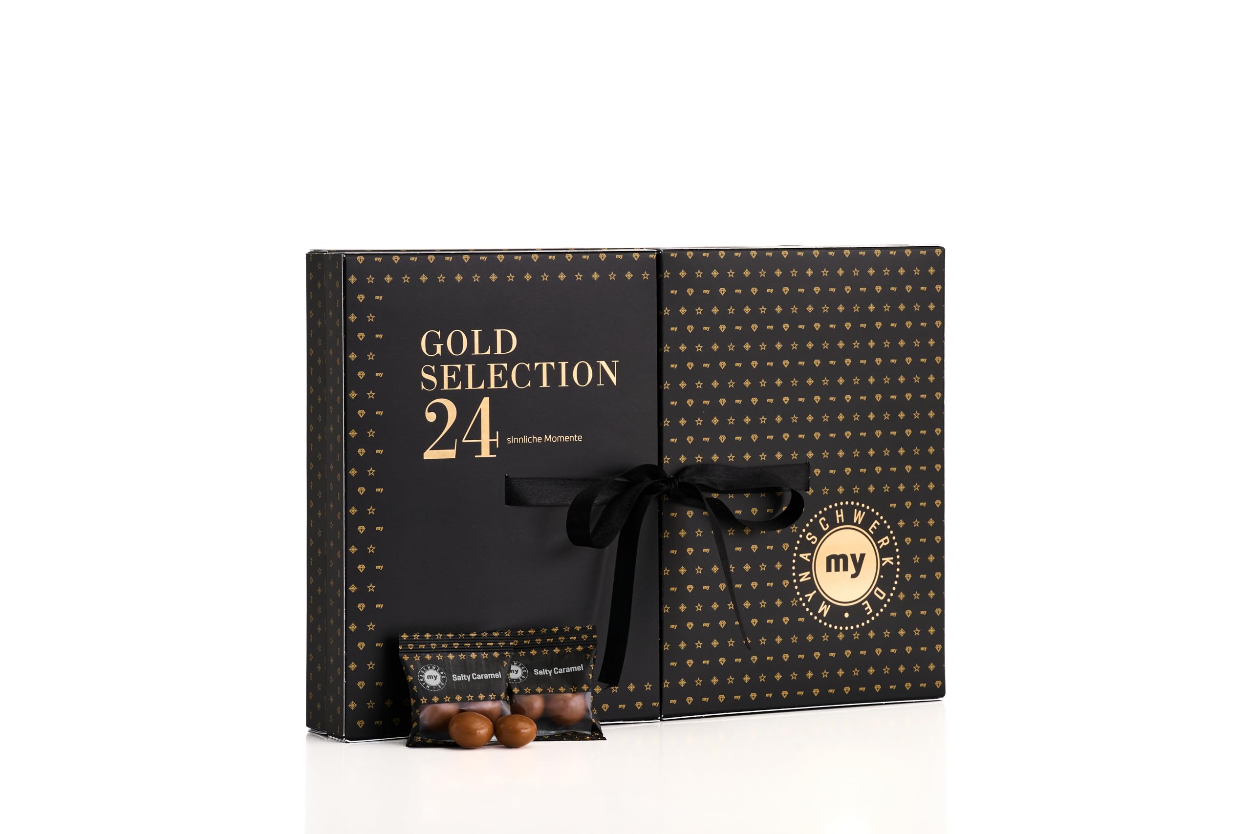 MYNASCHWERK.DE - Lakritz Adventskalender -320g - Gold Selection