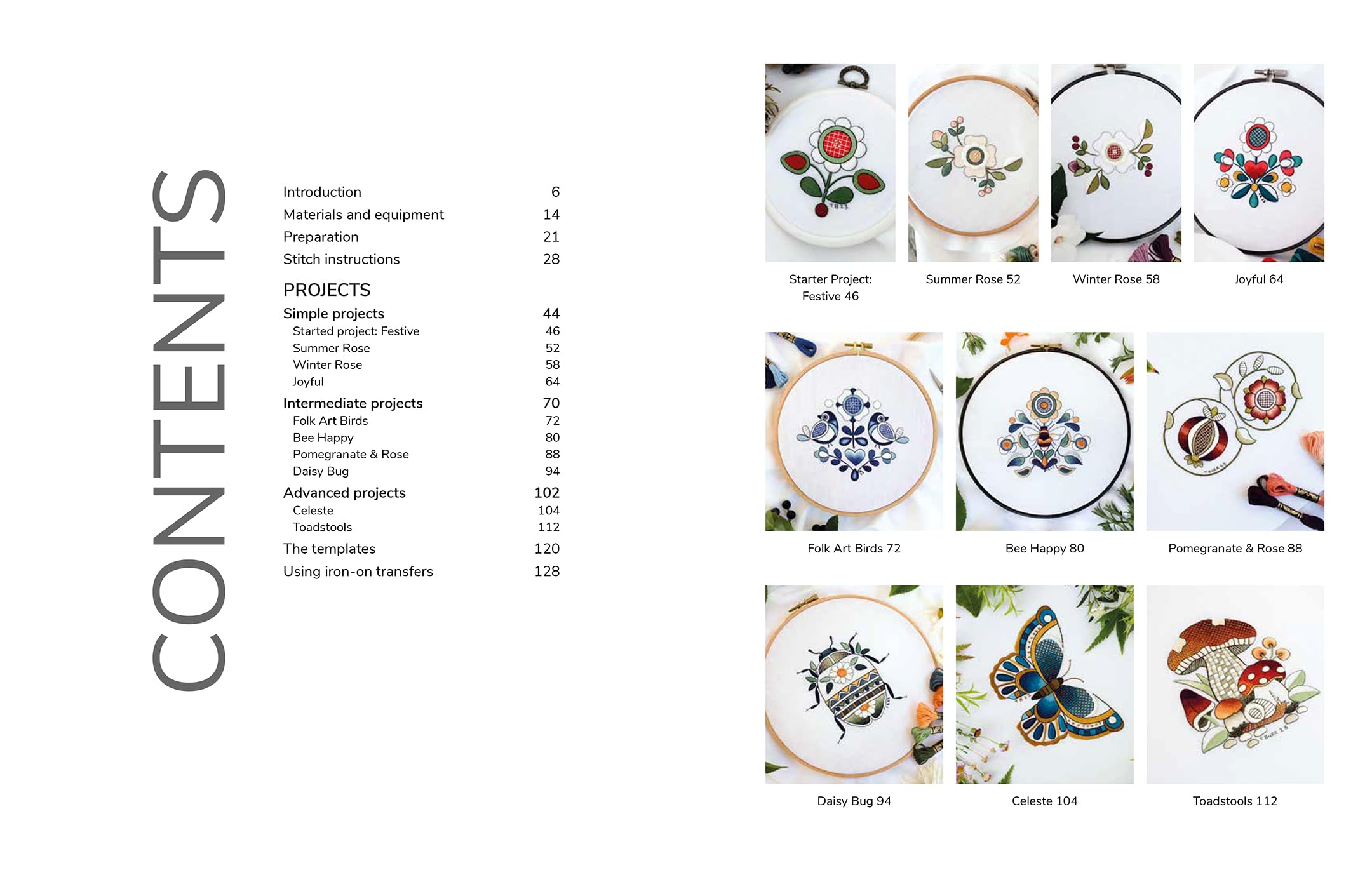 An Introduction to Whitework Embroidery with Colour: 10 Stunning Projects with Reusable Iron-On Transfers