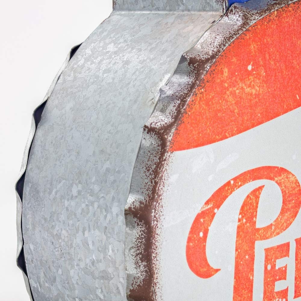 Pepsi-Cola Reproduction Vintage Advertising Sign - Battery Powered