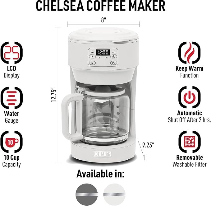 Cafetera de Goteo Digital Programable con Plato Caliente y Auto Apagado miniatura 3