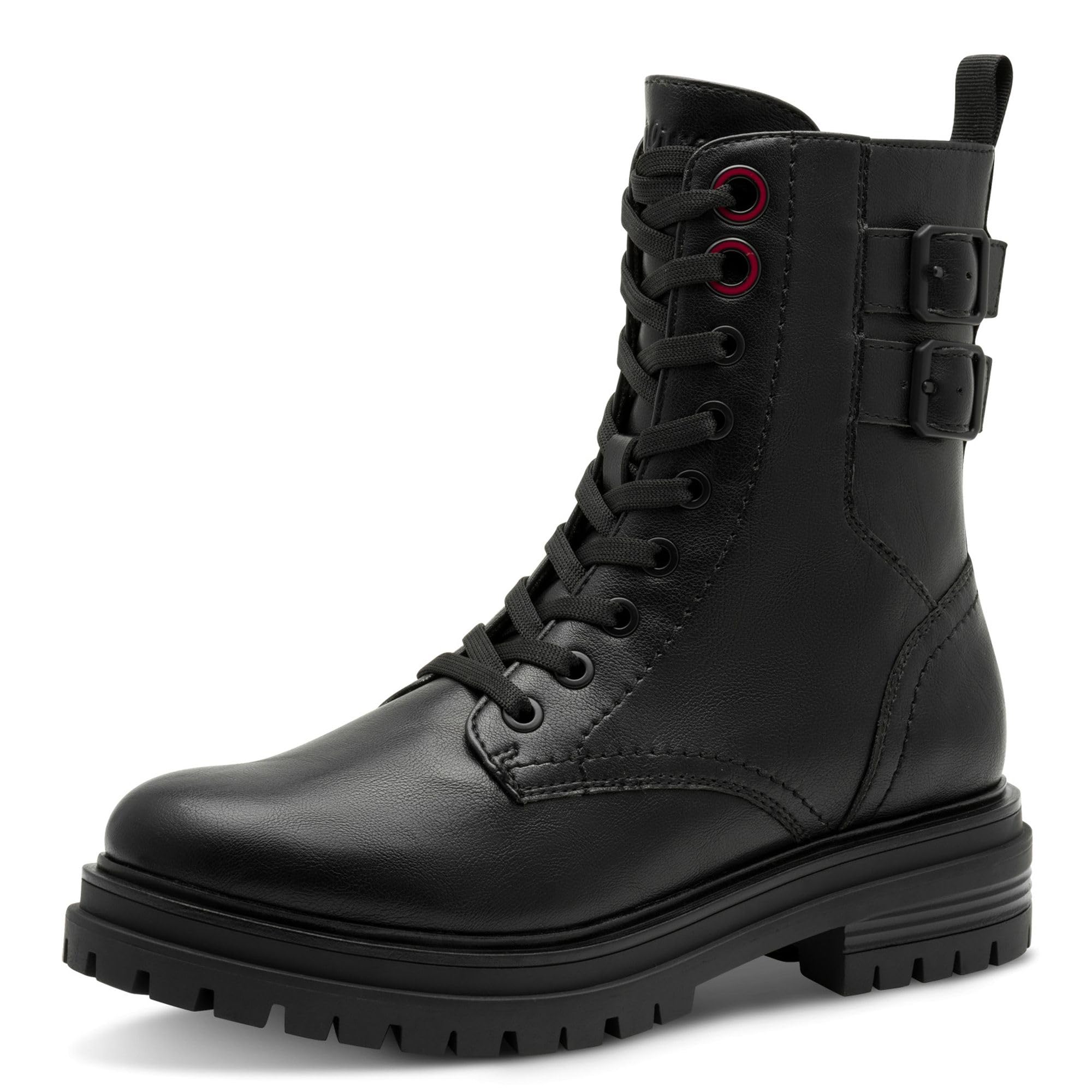 s.Oliver Damen Stiefeletten zum Schnüren mit Schnallen