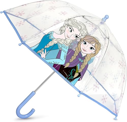 ABG Accessories, Minnie Mouse, Frozen, Encanto y Paw Patrol - Paraguas transparente para niñas de 3 a 10 años