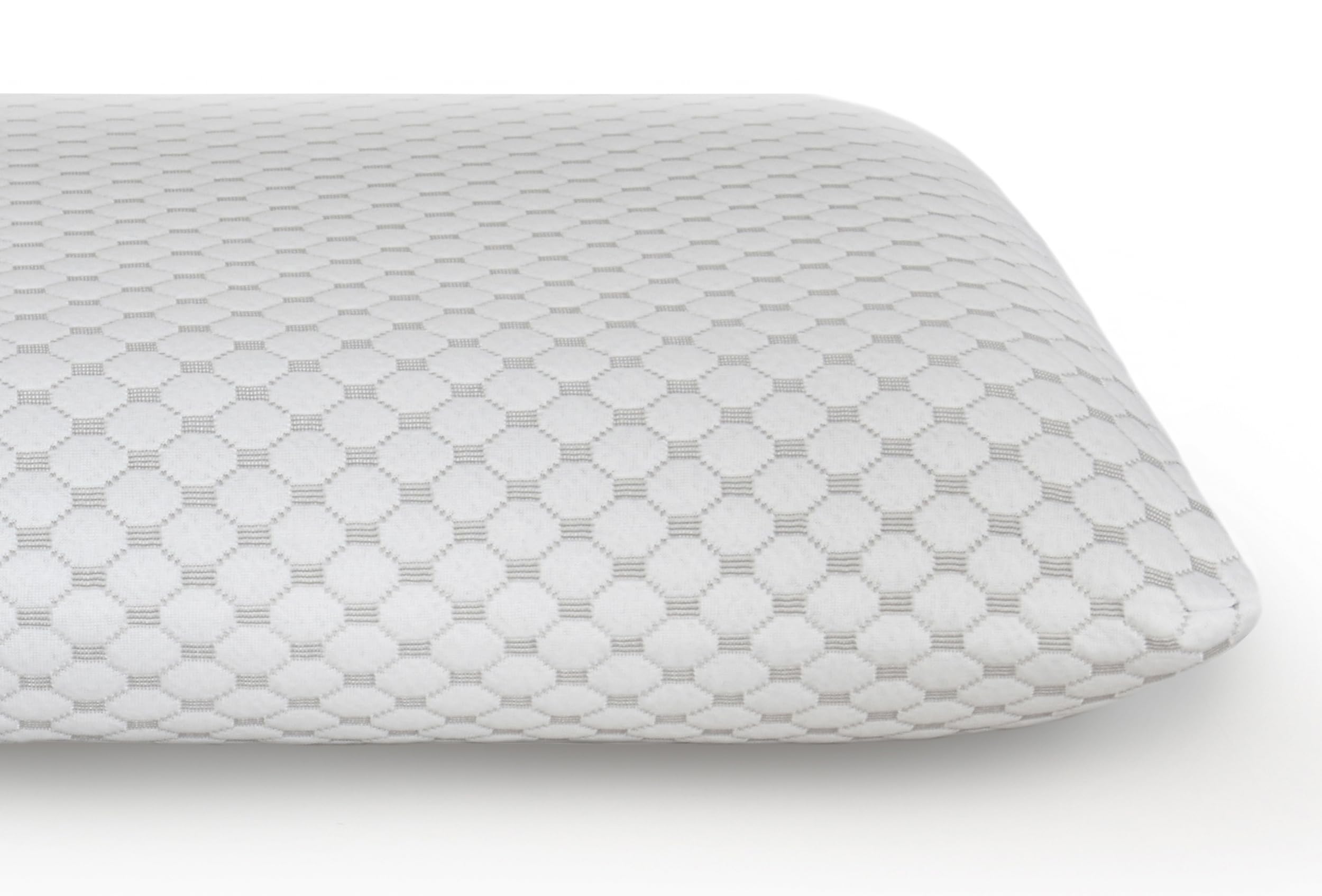 Supval Coppia (2 pz) Guanciale Cuscino in Memory - AntiAcaro - AntiStress - Sfoderabile - Traspirante - Modello a Saponetta