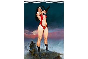 Vampirella Vintage Horror 2024 Retro Calendar