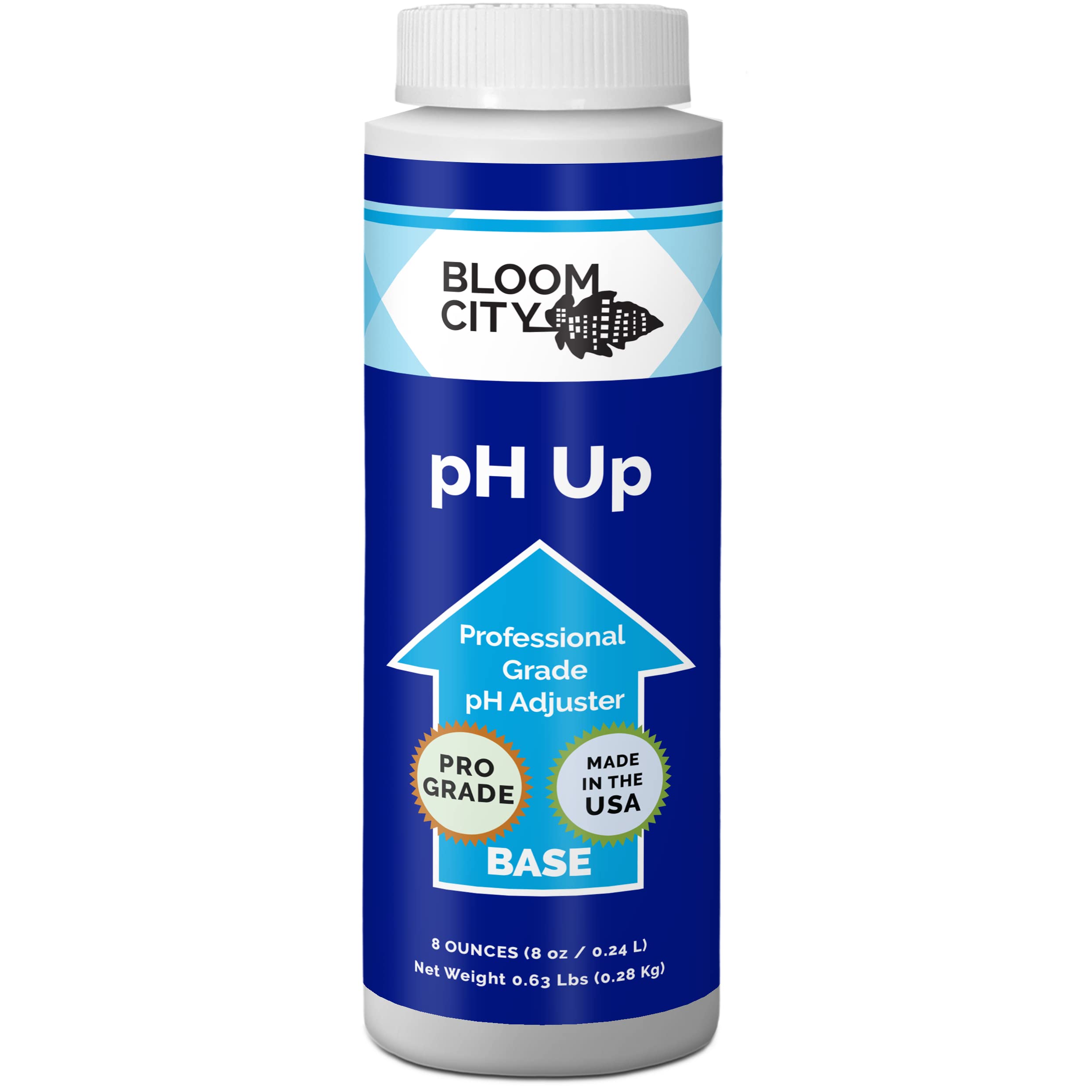 Bloom City Professional pH Up Liquid Fertilizer, 1/2 Pint (8 oz)