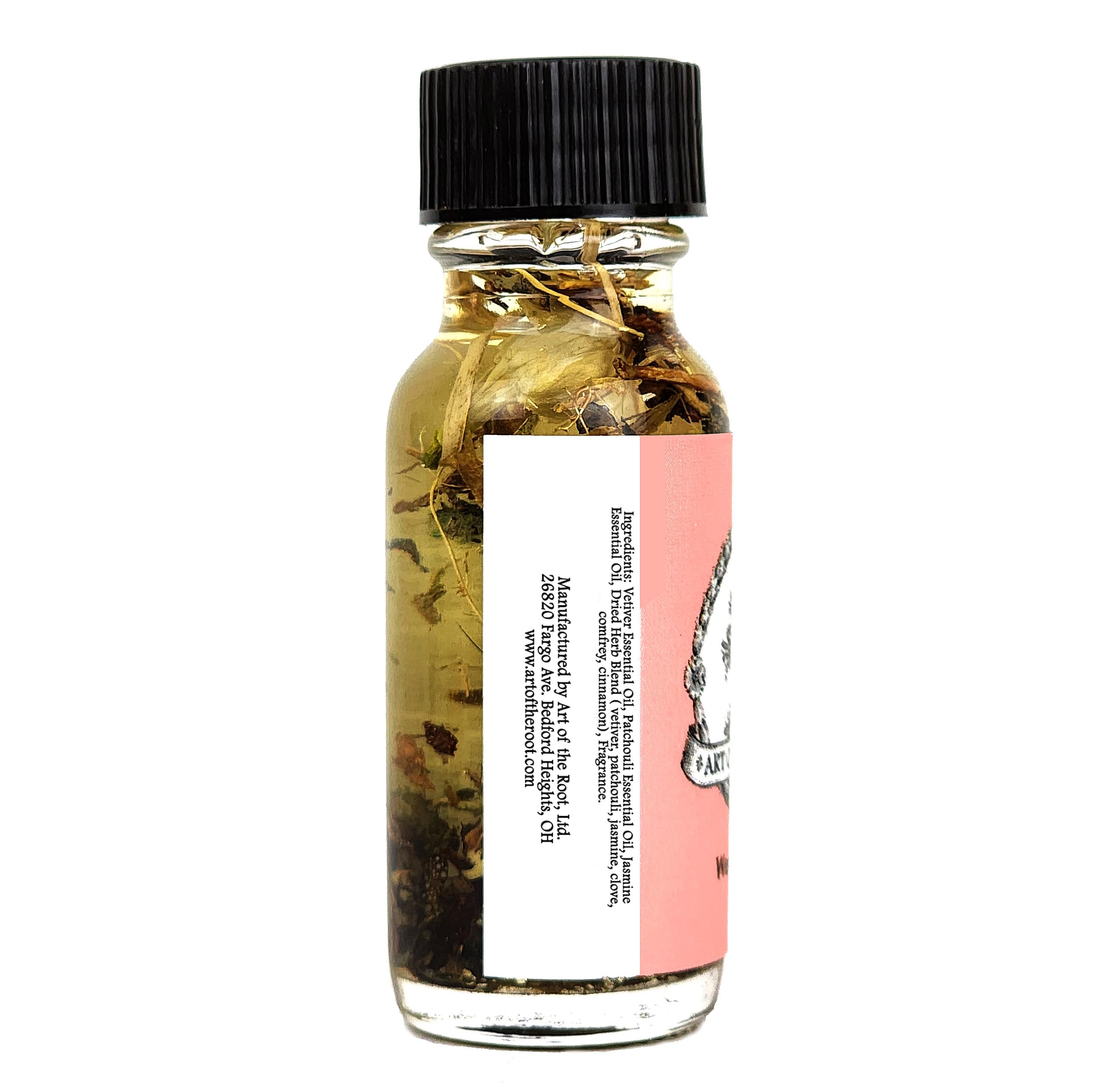 Wealthy Way Oil 1/2 oz | Handmade with Herbs & Essential Oils | Money Drawing, Wealth & Success Rituals | Hoodoo, Conjure, Wiccan & Pagan