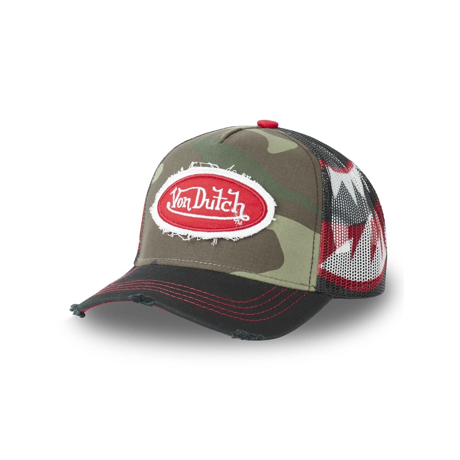 Men's and Women's Adjustable Trucker Cap, All Seasons, Multi-Sport and Soft, Black, Red, Green, Multicolour, Size U