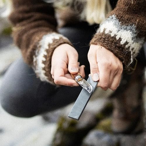 Miniatura 6 de Opinel Piedra de afilar natural - Afilar y dar forma a los cuchillos plegables Opinel de Lombardi, Italia