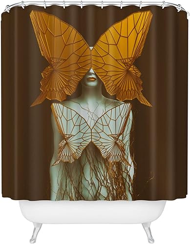 Miniatura 9 de Society6 SpaceFrogDesigns - Cortina de ducha de tela para baño, 72 x 69 pulgadas, diseño de verano