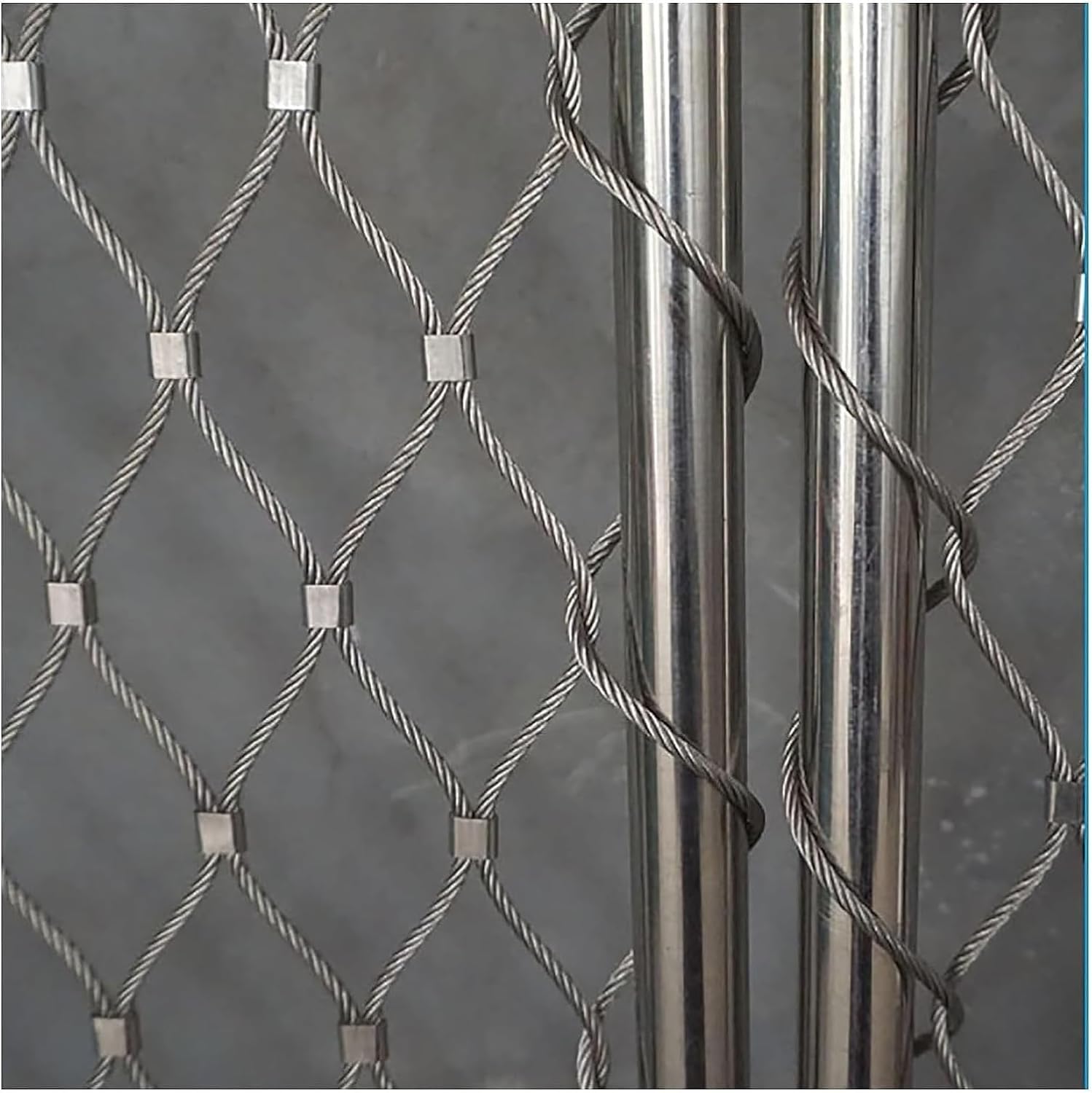 VXHCS Fune Accessori della Maglia del Cavo Metallico di 2mm, Anima del Filo 7x7, Fune Metallica in Acciaio Inossidabile 304 per Asciugare I Vestiti All'aperto(600m)
