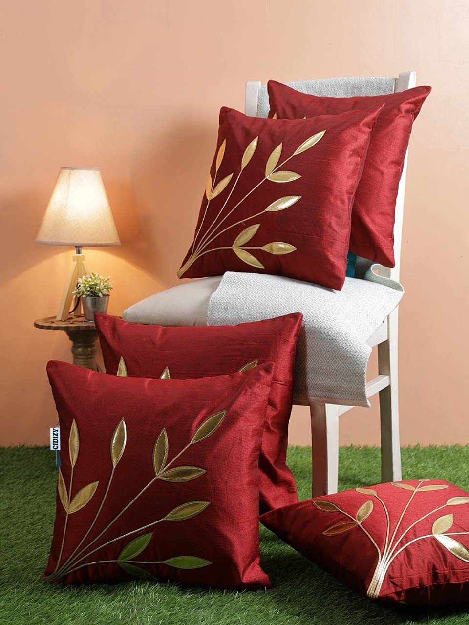 See full amazon price history chart for CIDIZY Maroon Silk Golden Floral Cushion Cover, 16 x 16 Inch, Set of 5 CIDIZY Maroon Silk Golden Floral Cushion Cover, 16 x 16 Inch, Set of 5 (B09TCW863C) Amazon Price History, Amazon Price Tracker