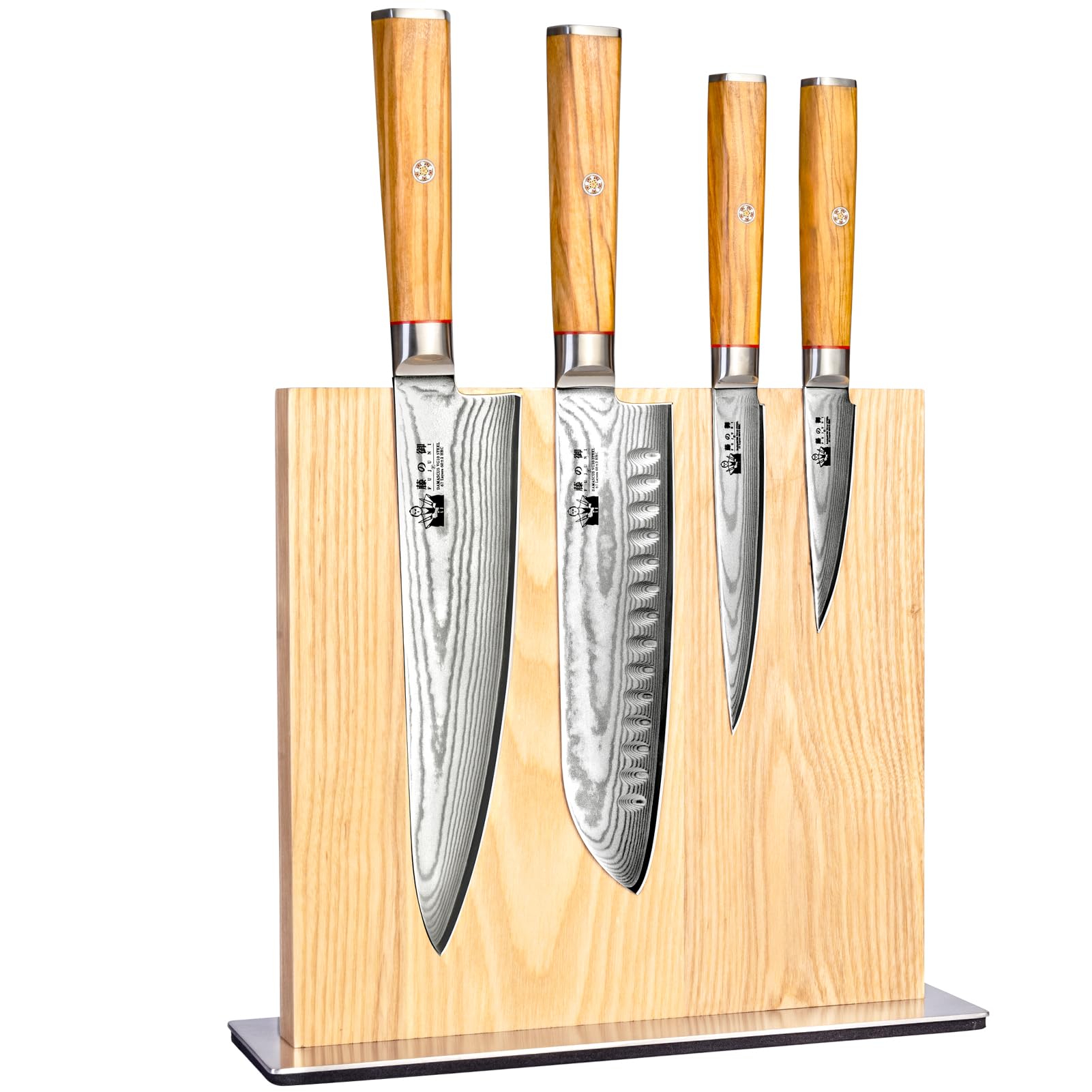 Damascus Chef Knife, 8 inch VG10 Steel Damascus Knife with Olive Wood Handle Razor Sharp Kitchen Knife — Amazon image 10